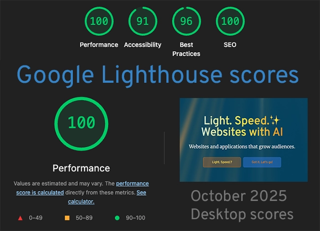 Lighthouse Performance Score